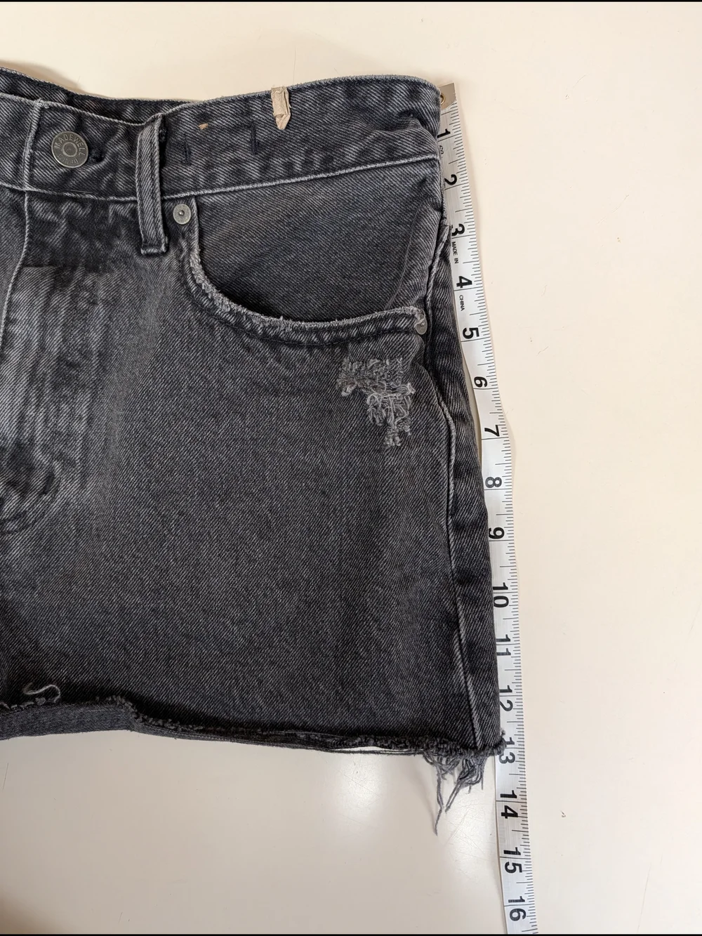 Madewell Relaxed Denim Shorts Bienville Wash